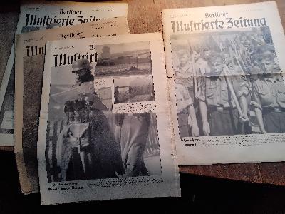 Berliner+Illustrierte+Zeitung++Nr.+21+1940%2C+26+und+32+1942%2C+34+1944