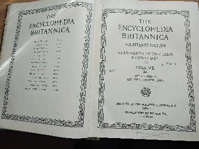 Encyclopaedia+Britannica++Fourteenth+Edition++A+new+Survey+of+universal+Knowledge++Volume+24++Atlas%2C+Index%2C+Lit+of+Contributors