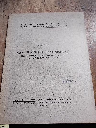 %C3%9Cber+magnetische+St%C3%B6rungen++die+an+S%C3%BCdnorwegischen+Nordlichttagen+in+Potsdam+beobachtet+wurden