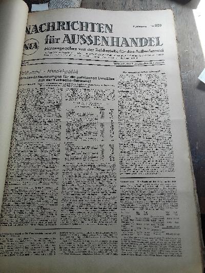 Nachrichten+f%C3%BCr+Aussenhandel+8.+Jahrgang+Nr.+203+-+227