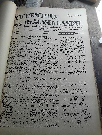 Nachrichten+f%C3%BCr+Aussenhandel+8.+Jahrgang+Nr.+203+-+227