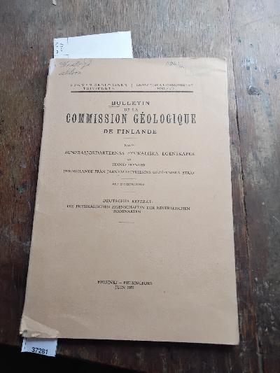Bulletin+de+la+Commission+Geologique+de+Finlande++Nr.+94++Die+physikalischen+Eigenschaften+der+mineralischen+Bodenarten