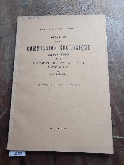 Bulletin+de+la+Commission+Geologique+de+Finlande++Nr.+122++On+the+Petrology+of+Finnish+Quartzites