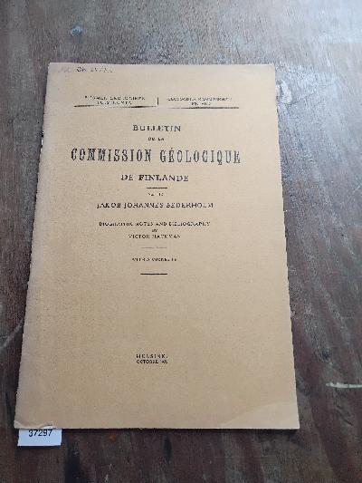 Bulletin+de+la+Commission+Geologique+de+Finlande++Nr.+112++Jakob+Johannes+Sederholm++Biographic+Notes+and+Bibliography