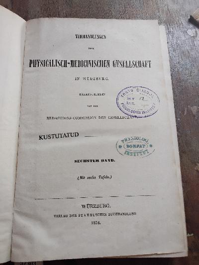 Verhandlungen+der+physikalisch+-+medicinischen+Gesellschaft+in+W%C3%BCrzburg++F%C3%BCnfter+Band