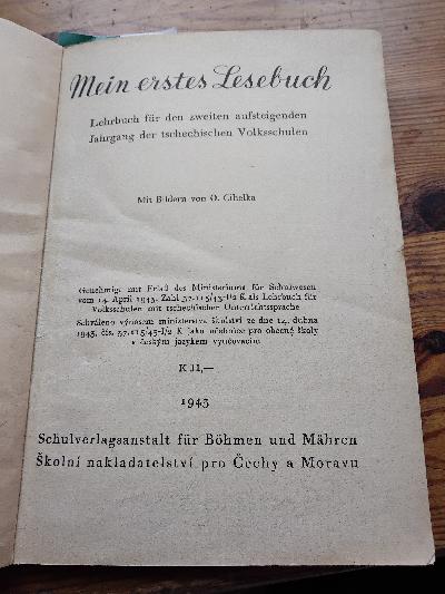 Mein+erstes+Lesebuch++Lehrbuch+f%C3%BCr+den+Zweiten+aufsteigenden+Jahrgang+der+tschechischen+Volksschulen+