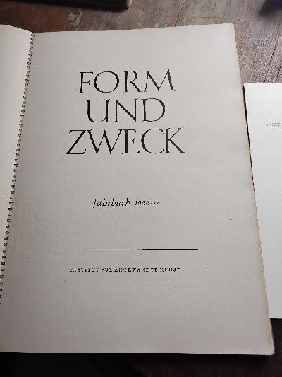 Form+und+Zweck++Jahrbuch+1956%2F57