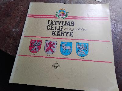 Latvijas+Celu+Karte+%28Lettland+Strassenkarte%29