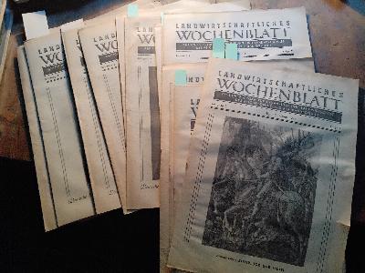 Landwirtschaftliches+Wochenblatt++Amtliches+Organ+f%C3%BCr+Ern%C3%A4hrung+und+Landwirtschaft+des+Reichskommissars+f%C3%BCr+das+Ostland++Jahrgang+2++Folge%3A+1%2C2%2C3%2C10%2C11%2C13-22%2C27