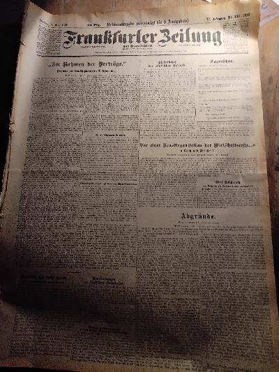 Frankfurter+Zeitung+++Nr.+330-348+5.+bis+11.+Mai+1933