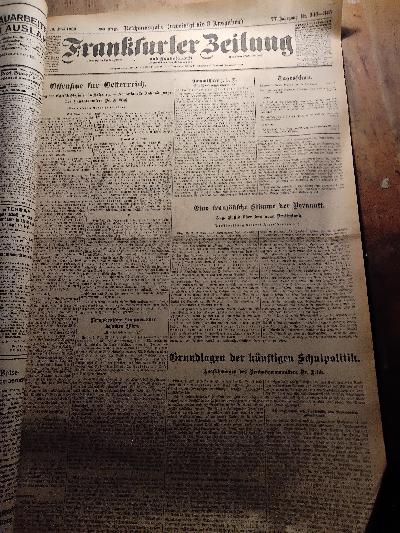 Frankfurter+Zeitung+++Nr.+330-348+5.+bis+11.+Mai+1933