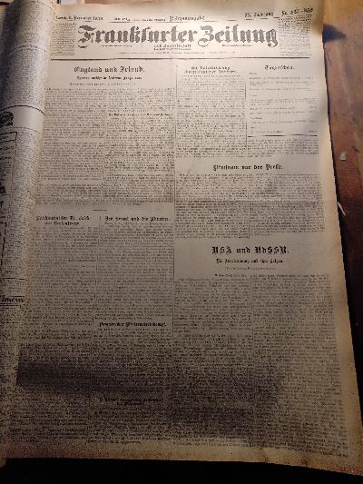 Frankfurter+Zeitung+Reichsausgabe++Nr.+848-873+4.+bis+17.+Dezember+1933