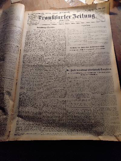Frankfurter+Zeitung+Reichsausgabe++Nr.+848-873+4.+bis+17.+Dezember+1933