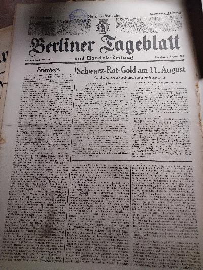 Berliner+Tageblatt+58.+Jahrgang+Nr.+357%2C358%2C360%2C362%2C364%2C367%2C368%2C369%2C370%2C372%2C374