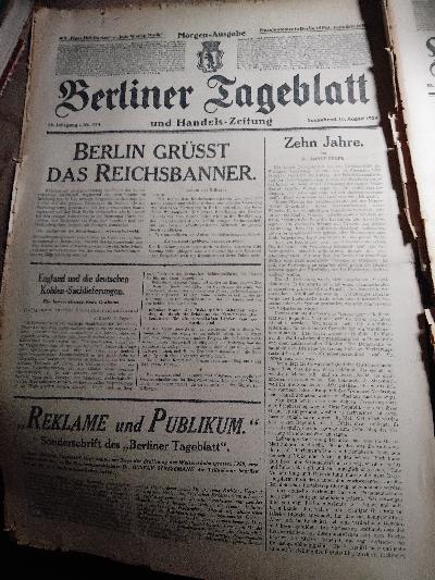 Berliner+Tageblatt+58.+Jahrgang+Nr.+357%2C358%2C360%2C362%2C364%2C367%2C368%2C369%2C370%2C372%2C374