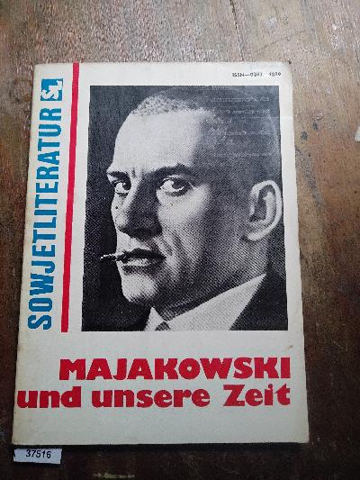 Majakowski und unsere Zeit - Front Cover