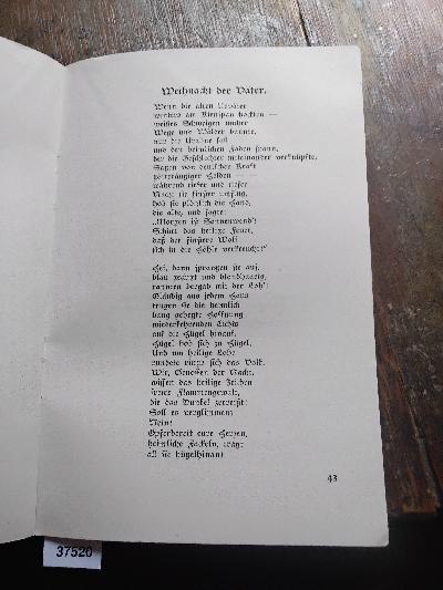 Deutsche Weihnacht  Wintersonnenwende   Vortragsbuch für die deutsche Jugend - Front Cover