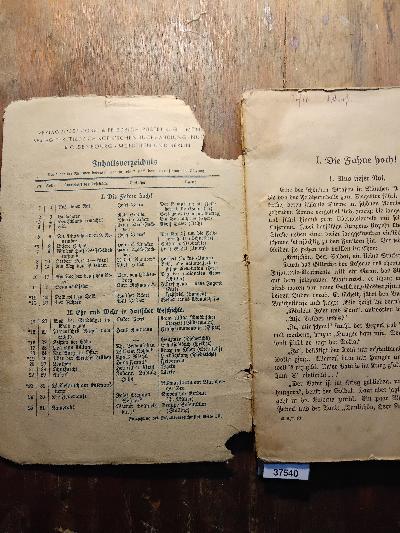 Die Fahne hoch  Ergänzungsbogen zum Lesebuch 6. und 7. Schülerjahrgang - Front Cover