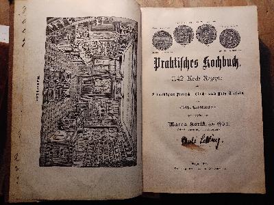 Praktisches Kochbuch 1742 Kochrezepte mit acht farbigen Fleisch Fisch  - Front Cover