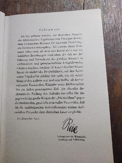 Afrikanisches Tagebuch - Front Cover