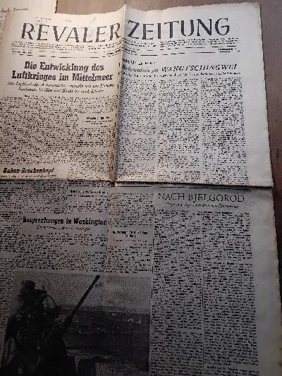Revaler Zeitung    Jahrgang 2 29. Mai 1943 - Front Cover