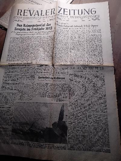 Revaler Zeitung    Jahrgang 2 27. Mai 1943 - Front Cover