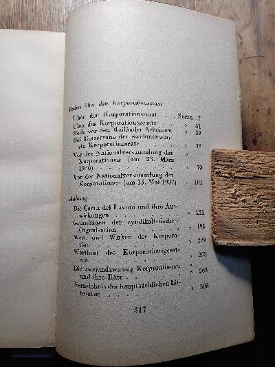 Der Korporationsstaat - Front Cover