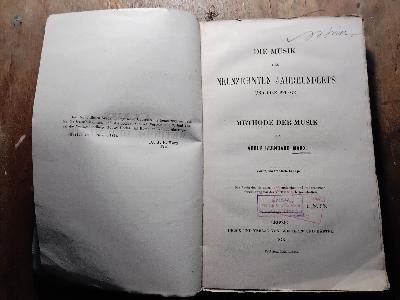 Die Musik des Neunzehnten Jahrhunderts und ihre Pflege  Methode der Musik - Front Cover