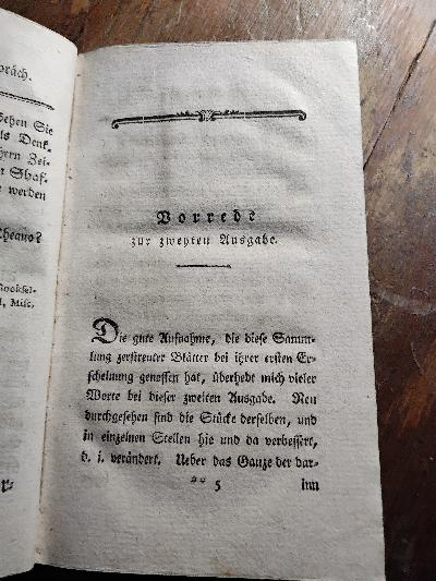 Zerstreute Blätter  Erste Sammlung - Front Cover