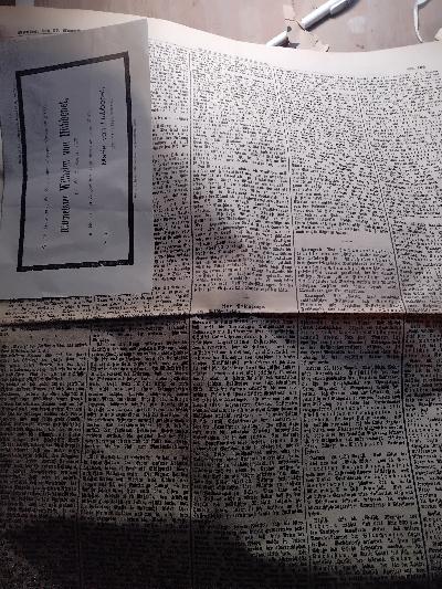 Rigasche Zeitung Nr. 173,184,185,186,187,192  August 1915  - Front Cover