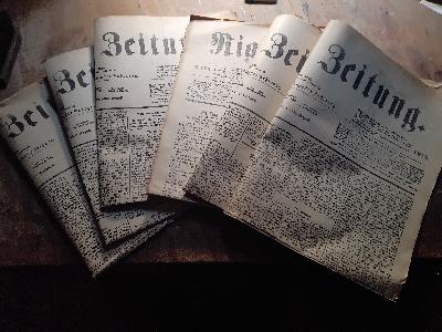 Rigasche Zeitung Nr. 173,184,185,186,187,192  August 1915  - Front Cover