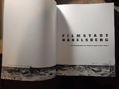 Filmstadt Babelsberg  Zur geschichte des Studios und seiner Filme - Front Cover