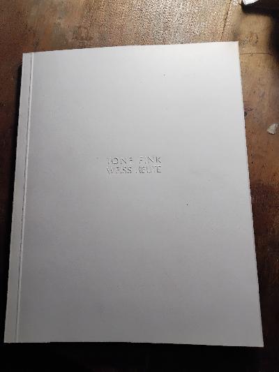 Weiss Heute  Skulpturengarten, Papierhäute, Tastbilder, Totales Leben. - Front Cover