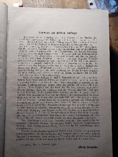 Das Alte Testament im Lichte des Alten Orients - Front Cover