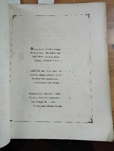 Nuptiis Victoriae Reginae Magnae Britanniae et Hiberniae et Alberti Principis Coburgensis et Gothani Dicavit Heinricus Carolus Abr. Eichstadius - Front Cover