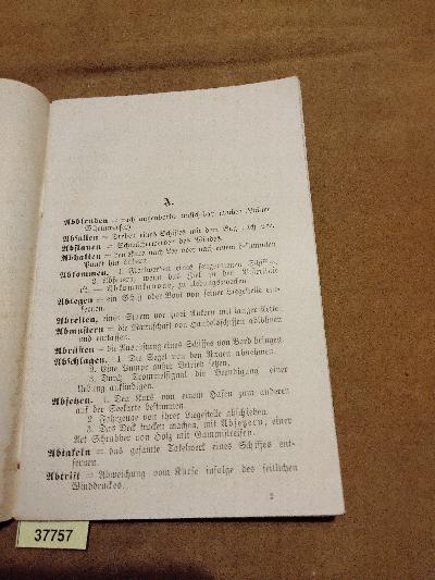 Die gebräuchlichsten seemännischen Ausdrücke - Front Cover