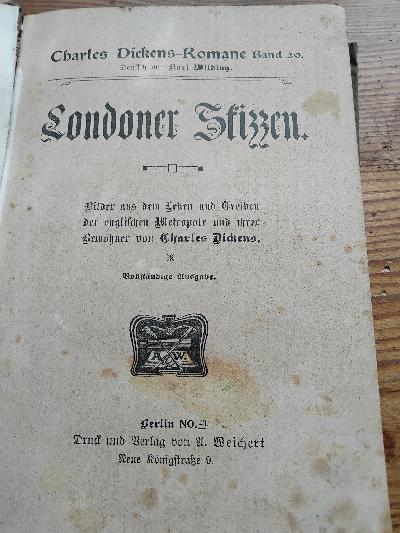 Londoner Skizzen - Front Cover