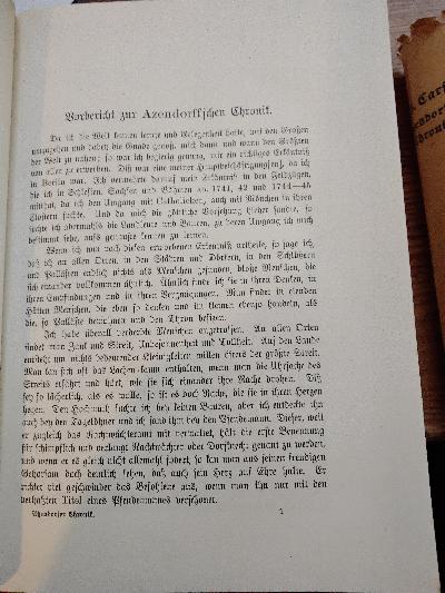 Atzendorfer Chronik - Front Cover