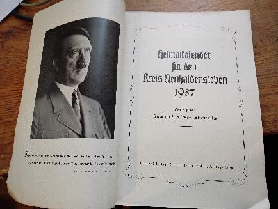 Heimatkalender für den Kreis Neuhaldensleben  1937 - Front Cover