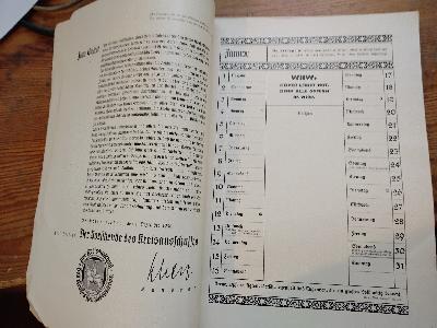 Heimatkalender für den Kreis Neuhaldensleben  1937 - Front Cover