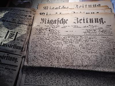 Rigasche Zeitung Nr. 281,283,285,286,289,290,291,295,296,297,300,301 - Front Cover