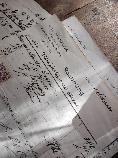 3 Quittungen aus Libau für die Dreifaltigkeitskirche - Front Cover