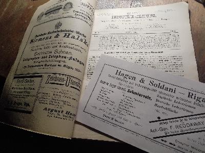 Rigasche Industrie - Zeitung 26. Jahrgang Nr. 21 - Front Cover