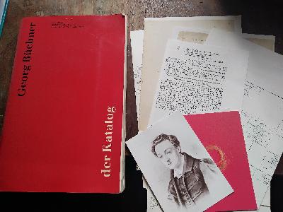 Georg Büchner  Revolutionär  Dichter  Wissenschaftler  1813 - 1837  Ausstellung Mathildenhöhe Darmstadt 2. August bis 27. September 1987 - Front Cover