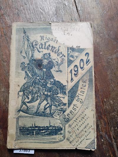 Rigaer+Kalender+auf+das+Jahr+1902