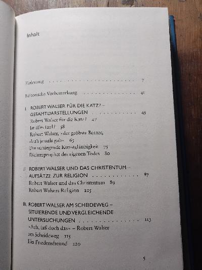 Robert Walser der Unenträtselte  Aufsätze aus vier Jahrzehnten - Front Cover