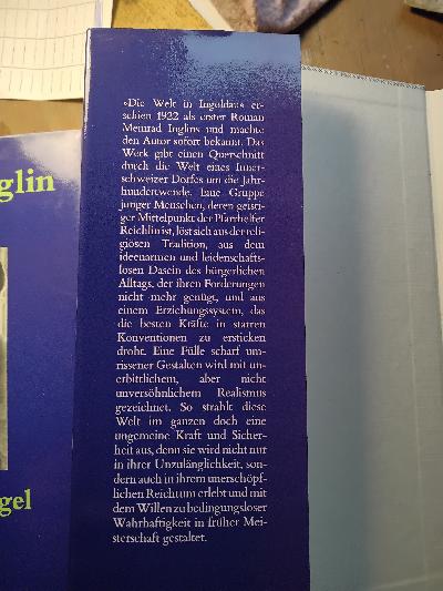 Gesammelte Werke  9 Bände: Schweizerspiegel I-VI, Die graue March, Jugend eines Volkes Ehrenhafter Untergang, Notizen des Jägers, Urwang, Die Welt in Ingoldau, Wendel von Euw Erlenbüel, Werner Amberg - Front Cover