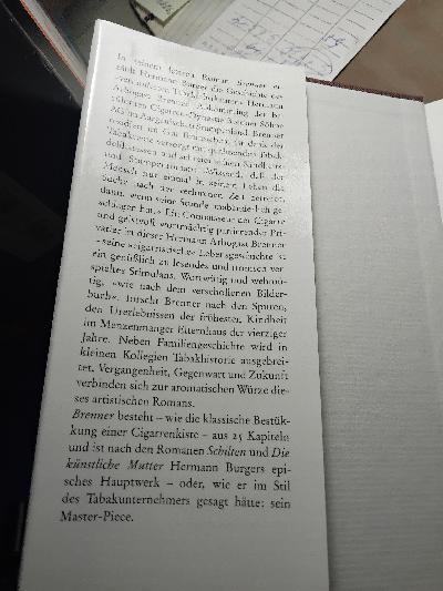 Brenner Roman - Front Cover