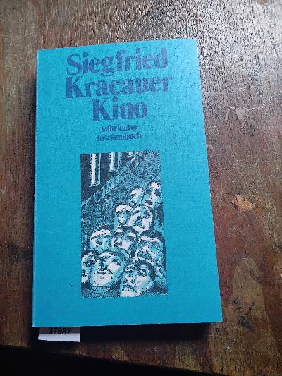 Siegfried Kracauer Kino - Front Cover