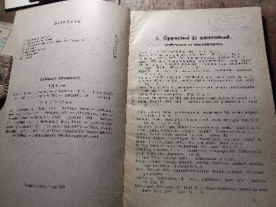 Eesti Vabariigi Tartu Ülikooli Isiklik Koosseis  1. Detsember 1928  (Persönliche Zusammensetzung der Universität Tartu der Republik Estland im Jahr 1928) - Front Cover